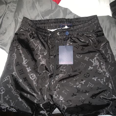 louis vuitton black shorts|Louis Vuitton shorts set.